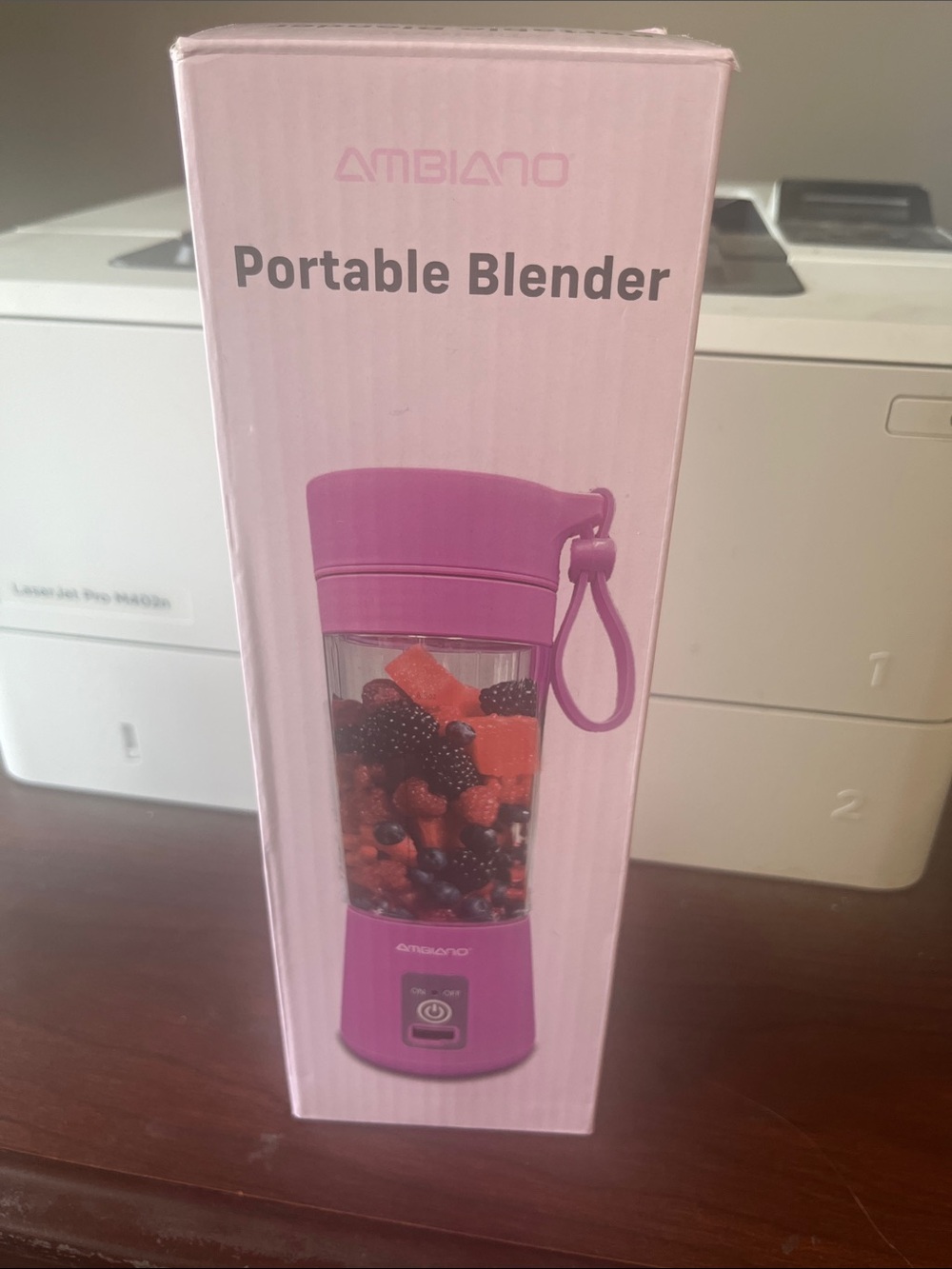 Pink Portable Blender - Personal Smoothie Maker
